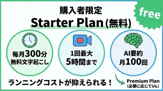 価格を抑えたい人必見のNotta Memo限定プラン