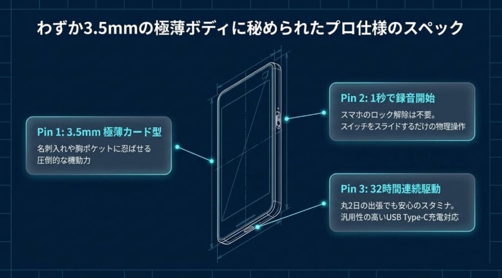Notta Memoのスペックと進化した録音機能