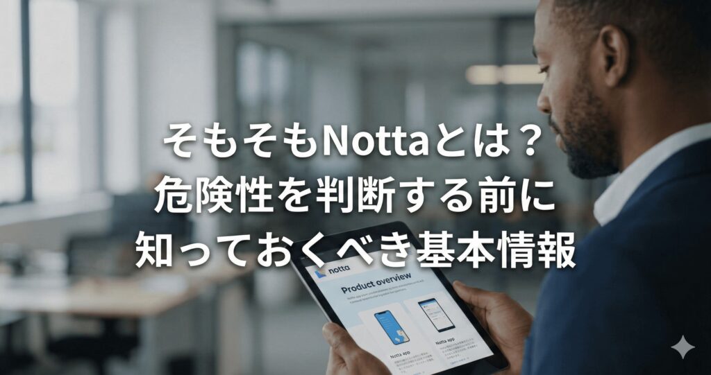 そもそもNottaとは？危険性を判断する前に知っておくべき基本情報