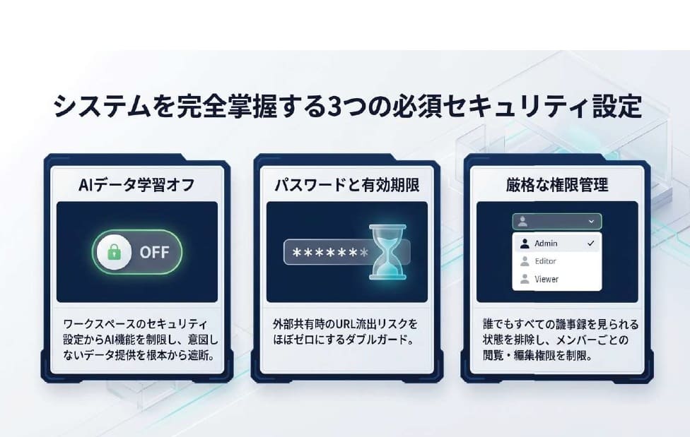 Nottaで情報漏洩を防ぎ、安全性を高める3つの必須設定
