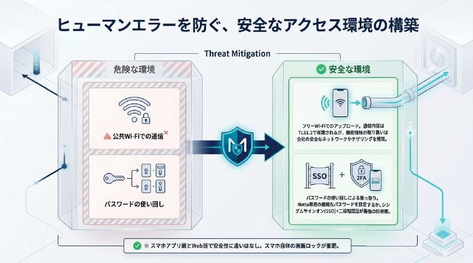 万が一に備える！Notta利用中に気をつけるべき情報漏洩リスク