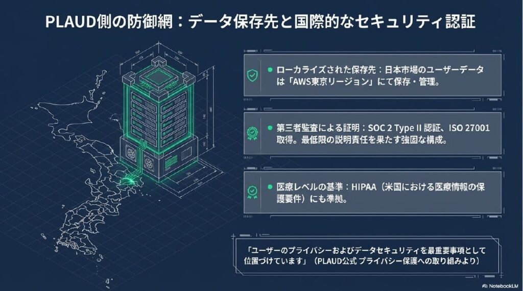 plaudのセキュリティ面で見ておきたい安心材料