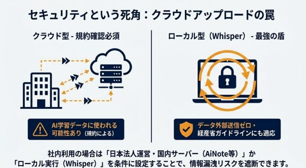 【独自比較】AI文字起こし無料おすすめ高精度のセキュリティ・機密保持ランキング