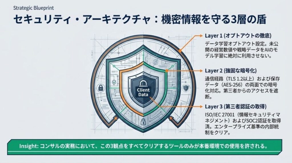 コンサルの機密情報を守るAI議事録ツールのセキュリティ3観点