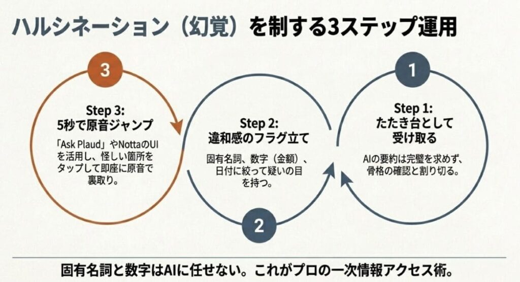 ハルシネーションと賢く付き合う：AIを“使いこなす”ための一次情報アクセス術