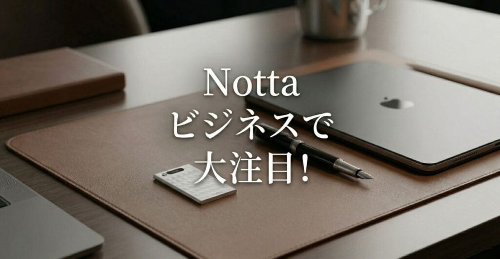最新のNottaボイスレコーダーがビジネスシーンで注目される理由