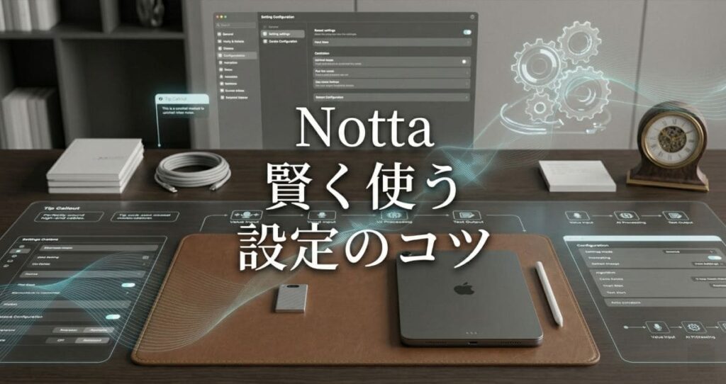 Nottaボイスレコーダーを賢く使いこなす設定のコツ