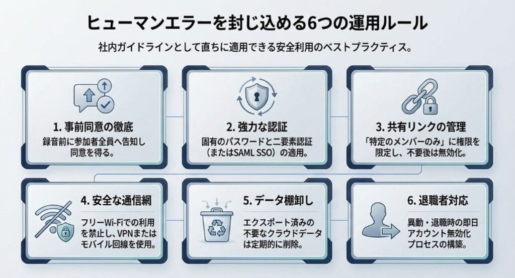 安全に使うための対策6つ