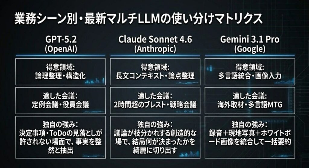 Plaud NoteのChatGPT連携で使える最新AIモデルGPT-5.2／Claude／Geminiの使い分け