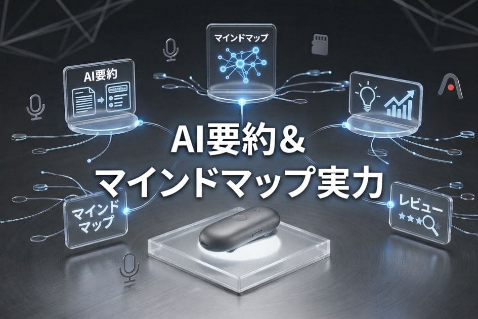 AI要約・マインドマップの実力をレビュー