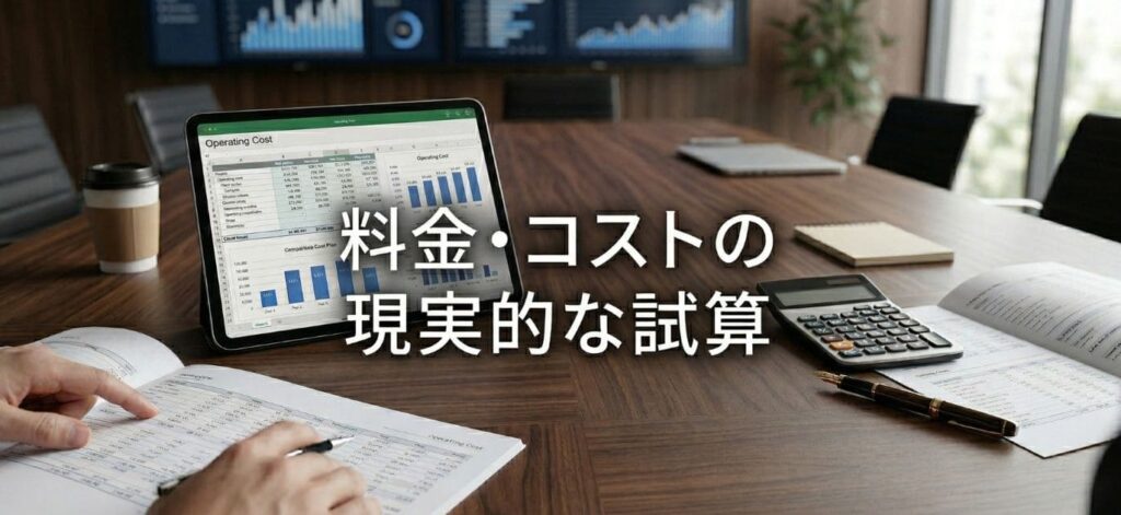 料金と運用コストの現実的な試算