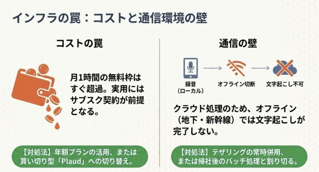 デメリット1. 本体代金とは別に「月額料金」がかかる