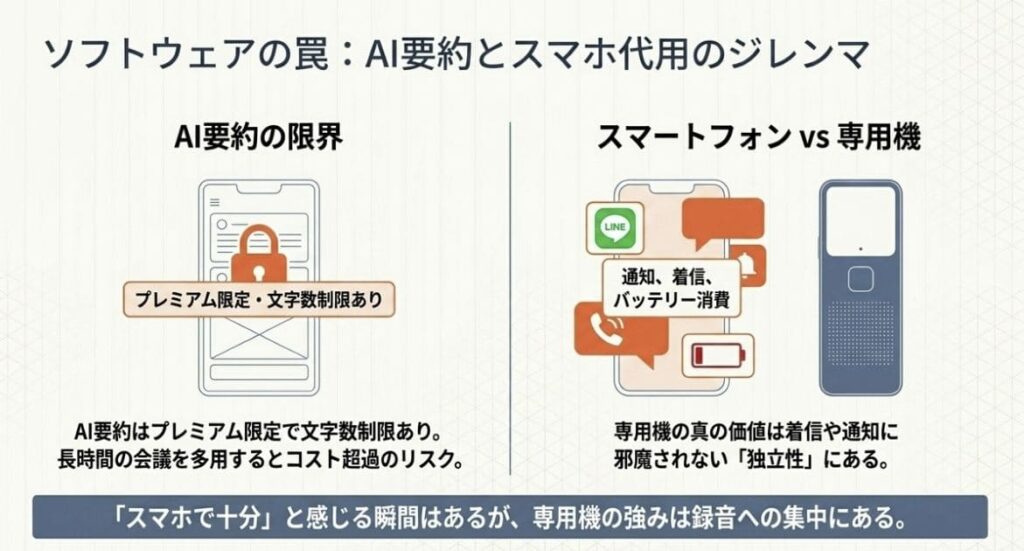 デメリット6. AI要約はプレミアム限定で文字数制限がある