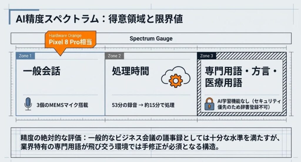 ユーザー口コミ整理②｜文字起こし精度・AI処理の評判