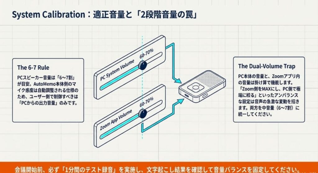 ベスト実践②｜PCスピーカー音量・マイク感度の設定