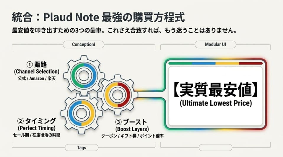 まとめ｜Plaud Note を最安で買うベストルート