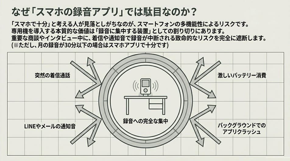 スマホ録音で十分？Plaud Note・Notta Memoを選ぶ本質的理由