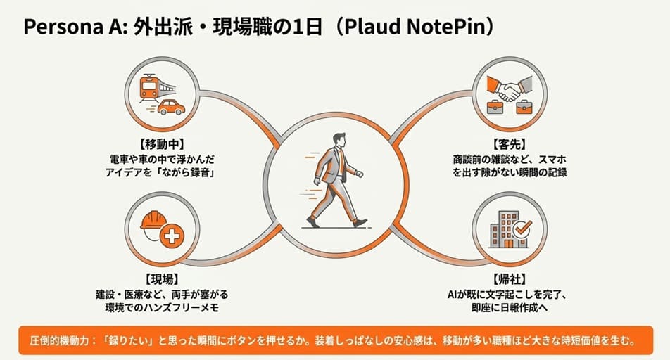 【独自】外回り営業・現場職ならどっち？シーン別リアル使用レポート