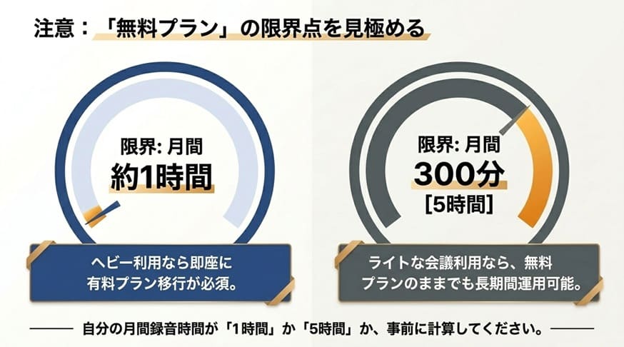 後悔1｜「AutoMemoを買ったが文字起こし上限を超えた」