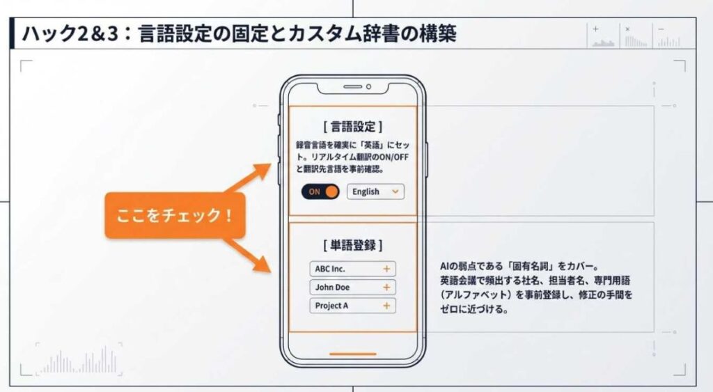 言語と翻訳の設定手順
