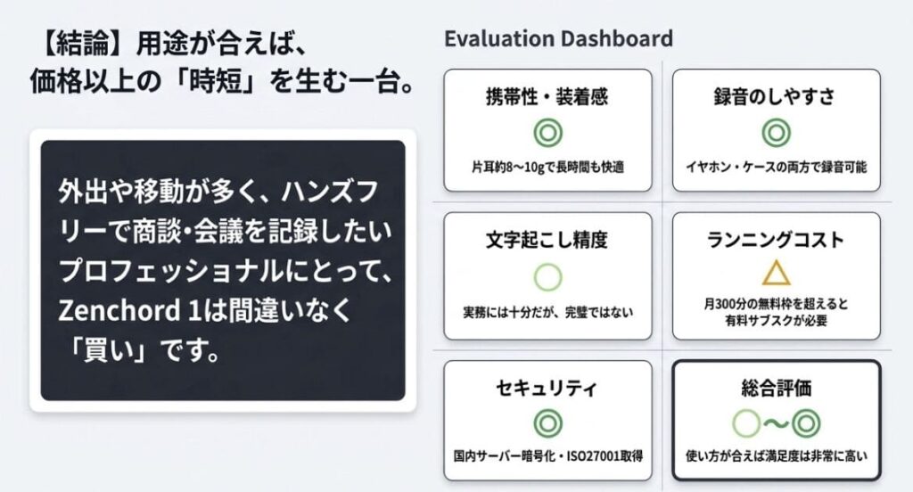 【結論】Zenchord 1の評判・口コミ総合評価｜買って後悔しない？